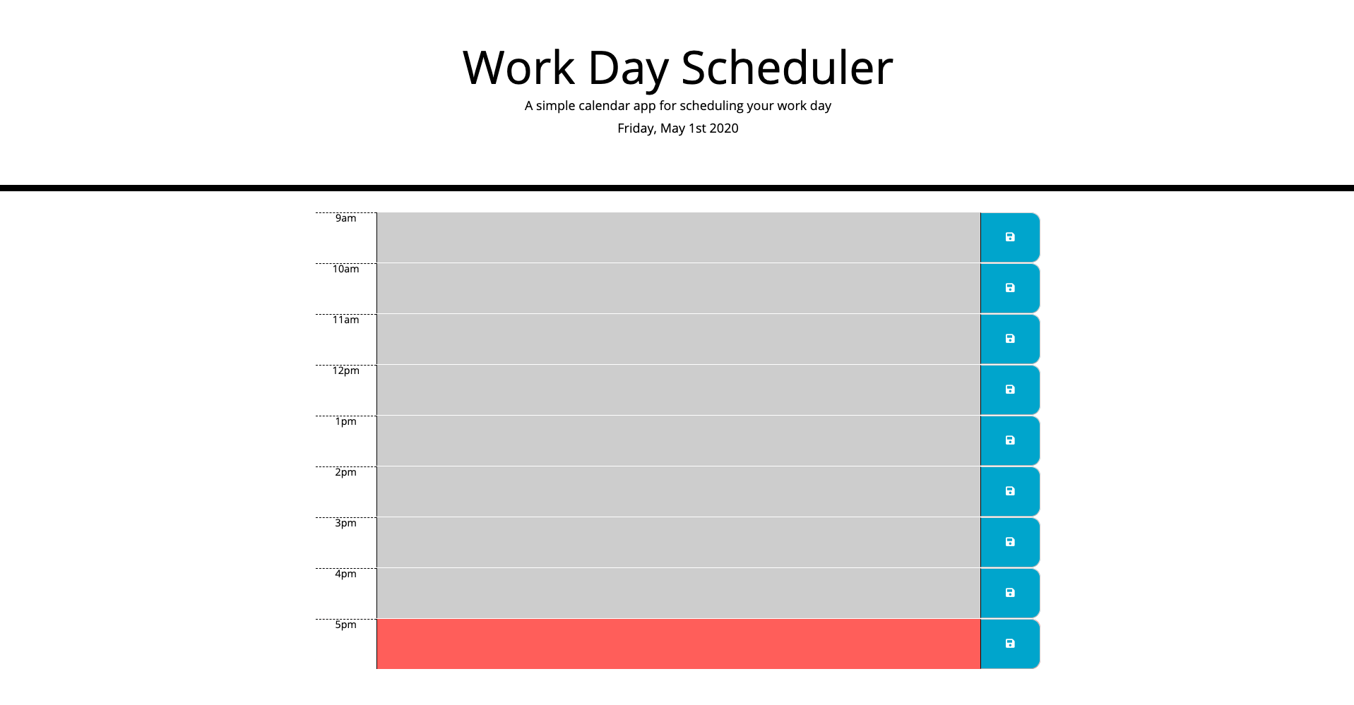 Day Planner Screenshot